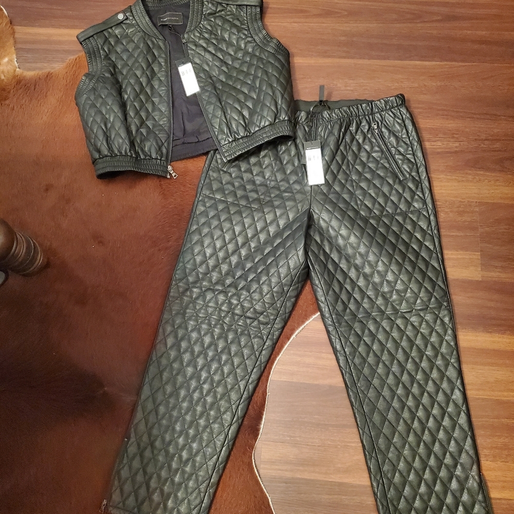 BCBG black pant set